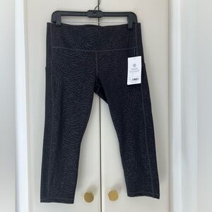 Athleta Black Patterned Leggings